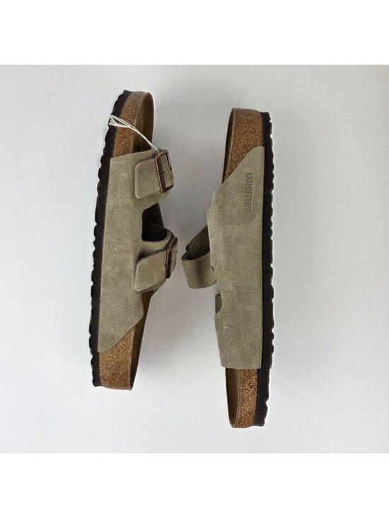 Birkenstock Arizona BS Taupe Sandals Mens Size 13 EU 46 Suede Leather main image 11